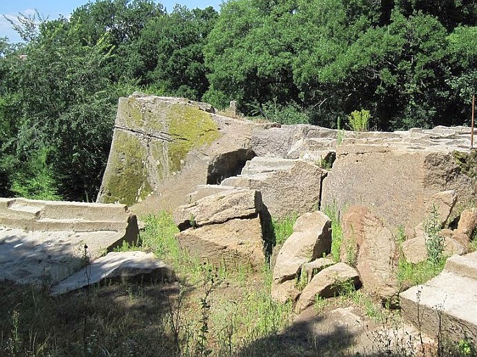 tempio di Demetra a Vetralla